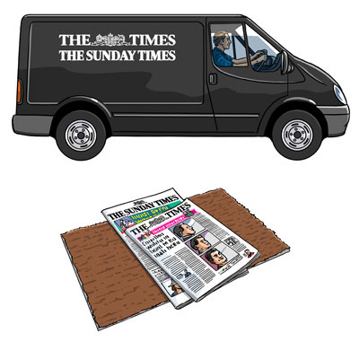 Marco Schaaf illustration for Times, Sunday Times