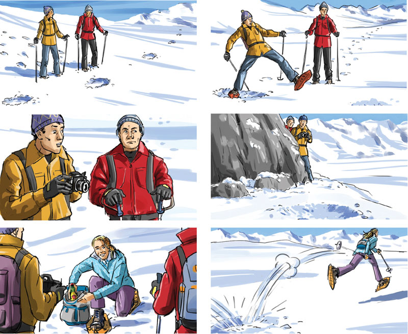 Marco Schaaf Storyboard for Apple Juice TV spot