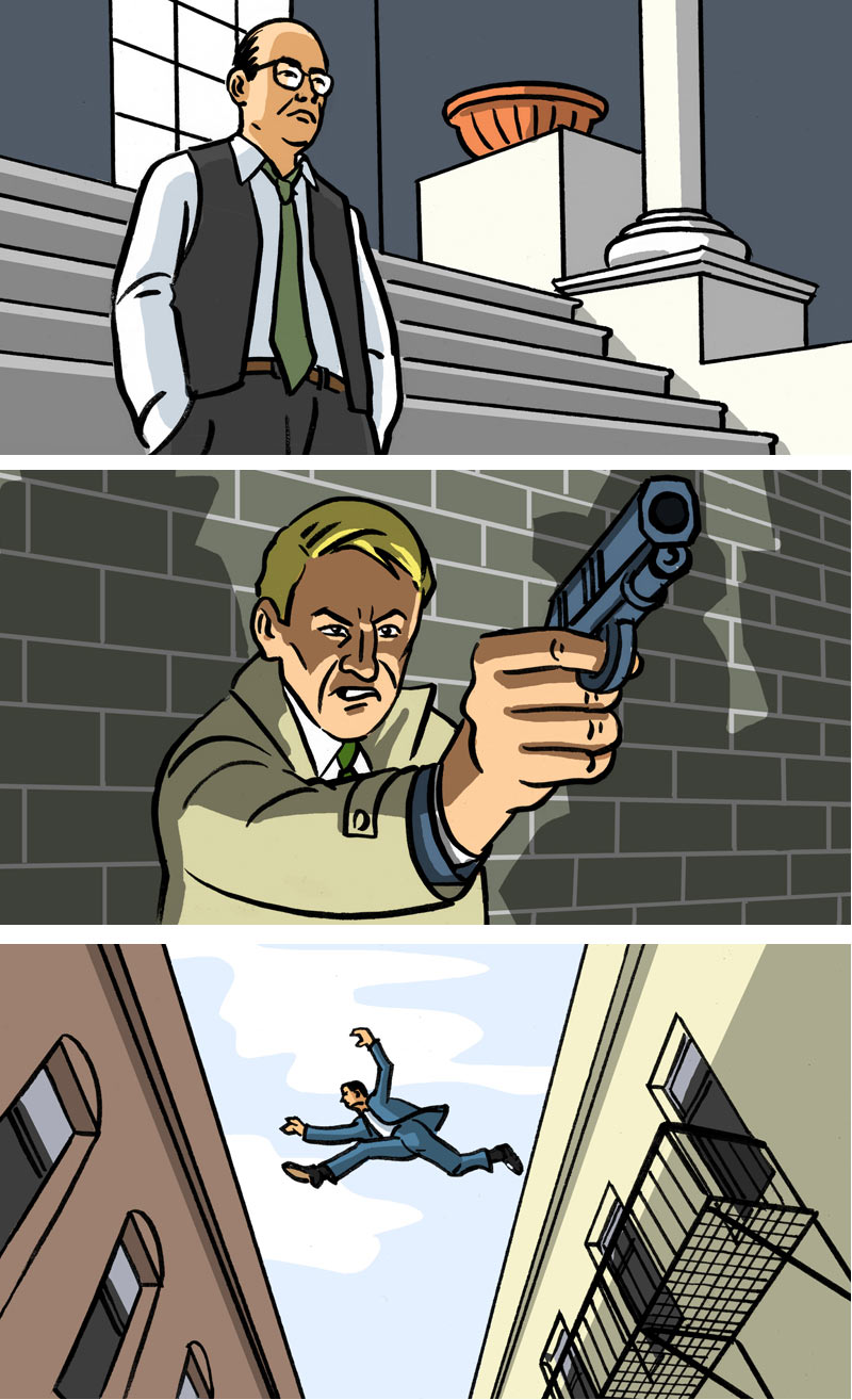 Marco Schaaf Illustrartion Classic Movie Scenes
