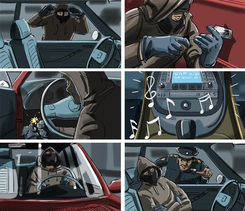 Marco Schaaf draws for TVC